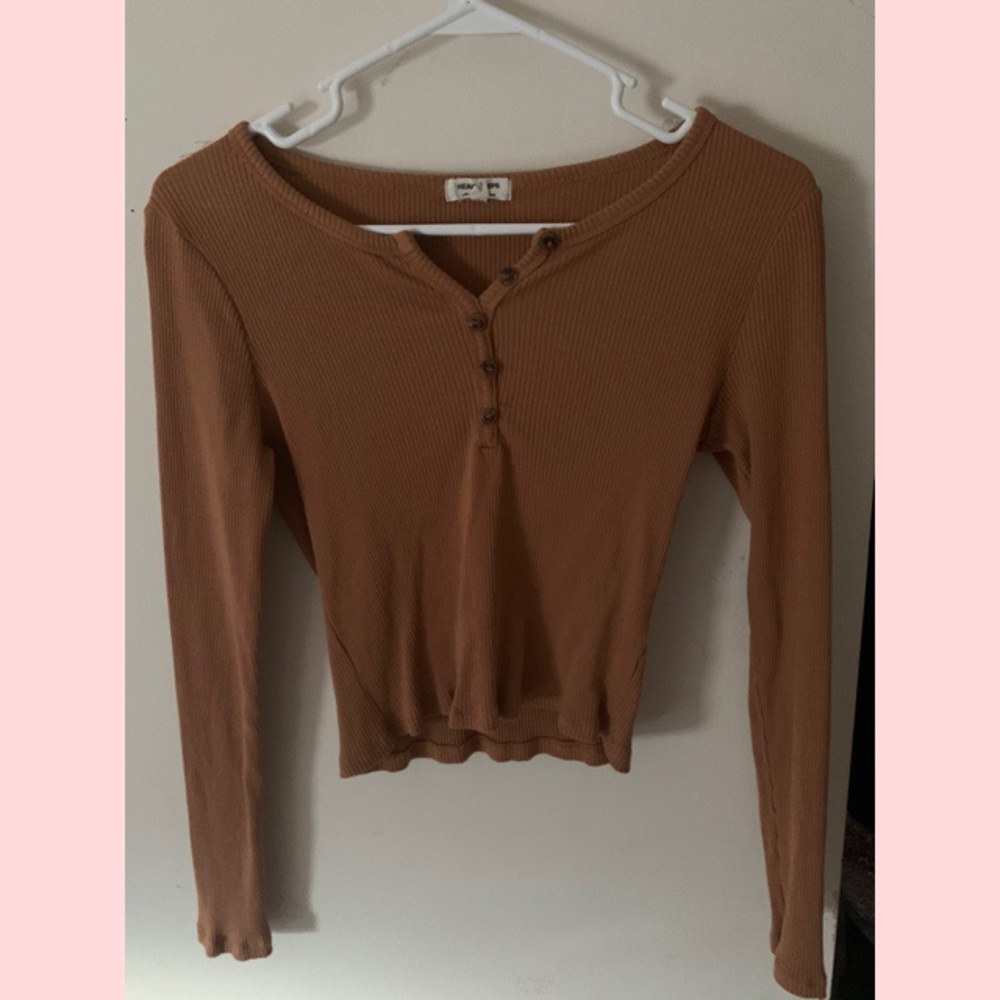Long Sleeve Crop Top